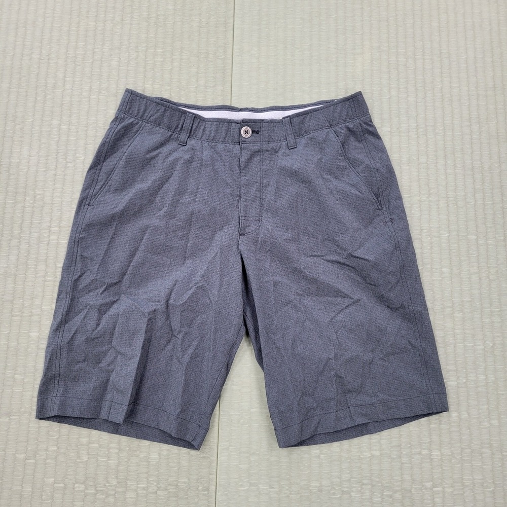 Under Armour Shorts Mens 34 Gray Performance Stretch Waist Golf EUC‎ Grey Tennis